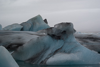 an iceberg in Jökulsárlón