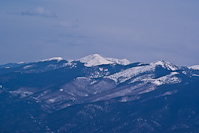 The Sangre de Cristo Mountains as seen while flying into Santa Fe.