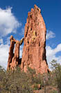 A rock formation at Garden of the Gods in Colorado Springs