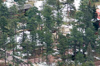 The Inn at Cascade as seen from way up on Pike's Peak