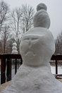 sad snowman is sad