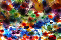crazy blown glass ceiling