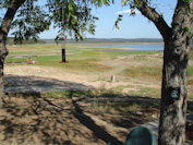 A view of the boat ramp.